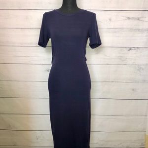 Fitted Dress w/ Back Cutout